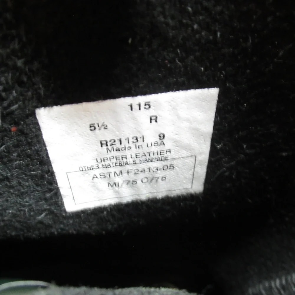 Carolina Men‎ 5.5R Black Leather Steel Toe Engineer Goodyear R21131 USA RARE NEW
